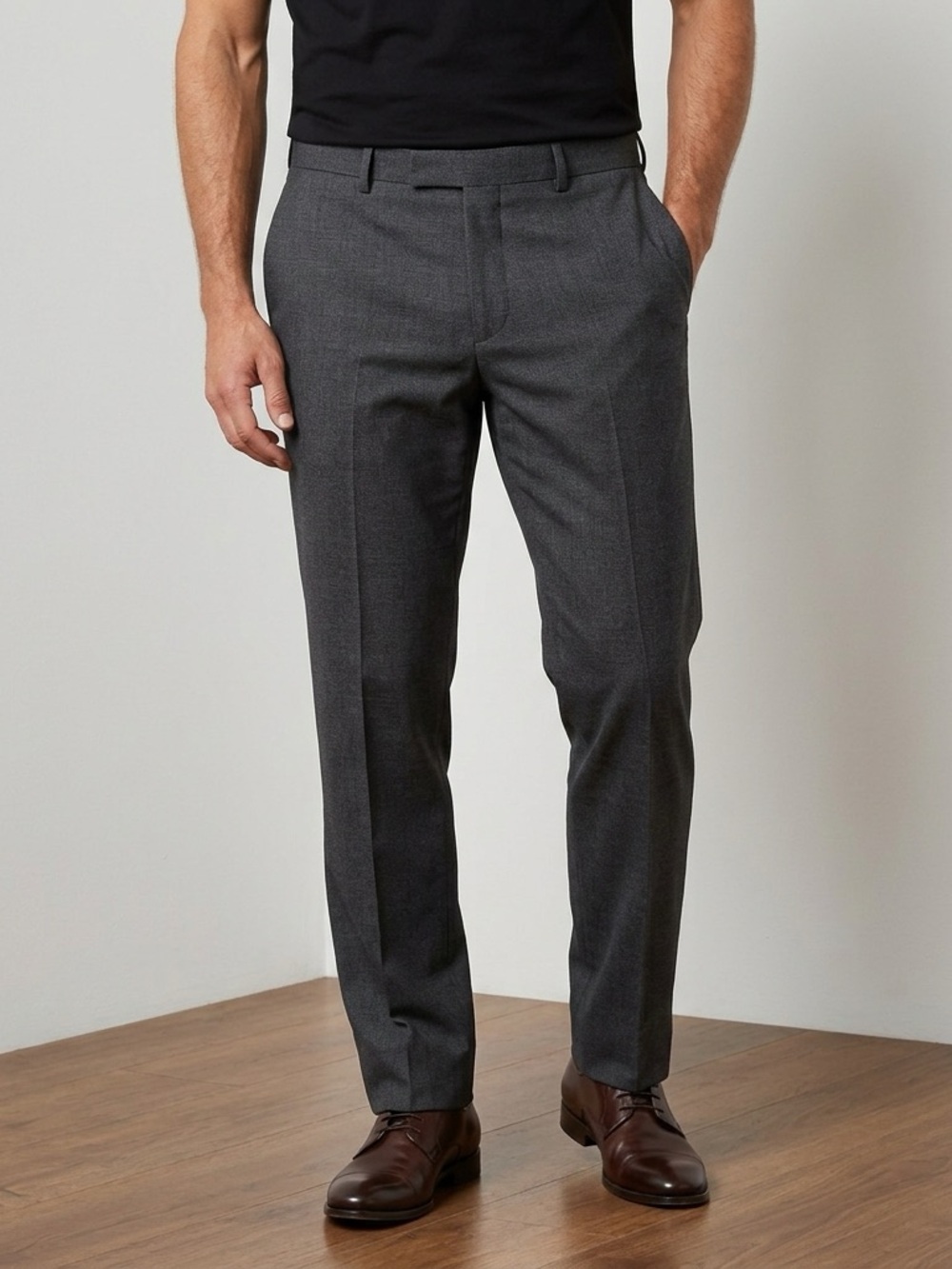 Banana Republic Men's Dark Charcoal Dress Pants slim fit